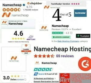 Namecheap Hosting Reviews and Ratings