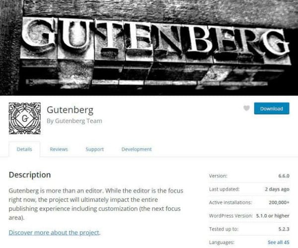 What is Gutenberg Should you install Gutenberg plugin for WordPress PROs CONs